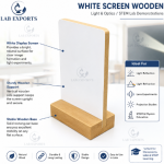 White Screen Wooden